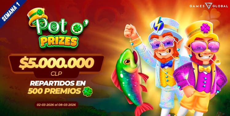 Torneo Pot o’ Prizes por Games Global